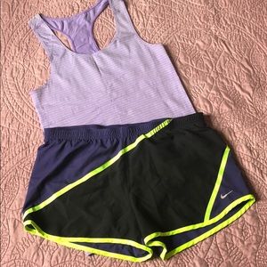 Nike Dri Fit Shorts - Purple